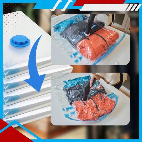 WORKI PRÓŻNIOWE Na Ubrania Pościel Torby, ZESTAW 12 SZTUK , 4 ROZMIARY na Arena.pl