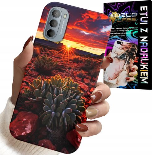 ETUI DO MOTOROLA G31 / G41 - MEKSYKAŃSKA PUSTYNIA WIDOKI CASE + FOLIA na Arena.pl