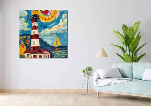 Obraz 100x100cm Żywa Przystań na Arena.pl
