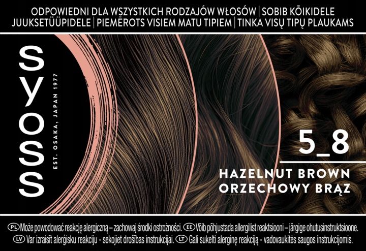 SYOSS PERMANENT COLOR FARBA DO WŁOSÓW TRWAŁA NR 5_8 ORZECHOWY BRĄZ 1 SZT zdjęcie 7