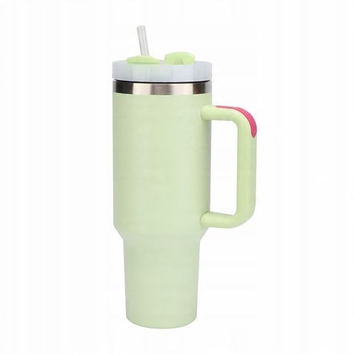 KUBEK TERMICZNY do kawy herbaty TERMOS szczelny ze słomką KAMILLE 1200ml na Arena.pl