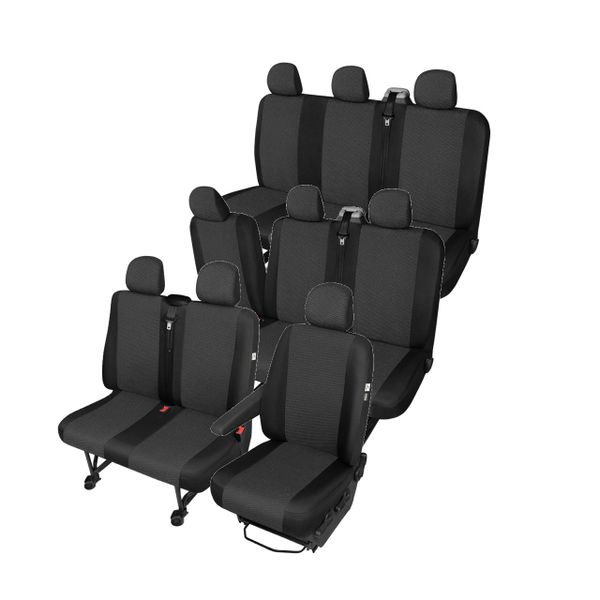 Renault Trafic 3 pokrowce na MIARĘ PREMIUM 9 osób zdjęcie 1