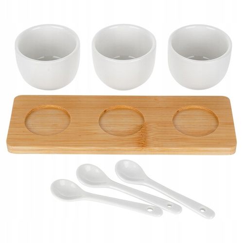 Miseczki TALERZ miska na przekąski przystawki tapas sosy dipy dipówka deska na Arena.pl