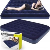 DUŻY MATERAC DMUCHANY TURYSTYCZNY DWUOSOBOWY WELUR 203x152 WZMOCNIONY 250KG