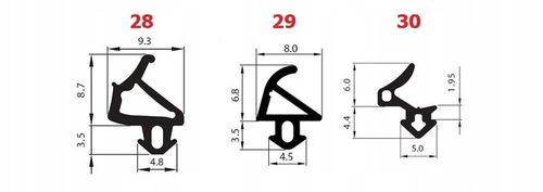 10mb S-1127 SZARA Uszczelki Okienne Uszczelka Okienna Do Okna Okien na Arena.pl