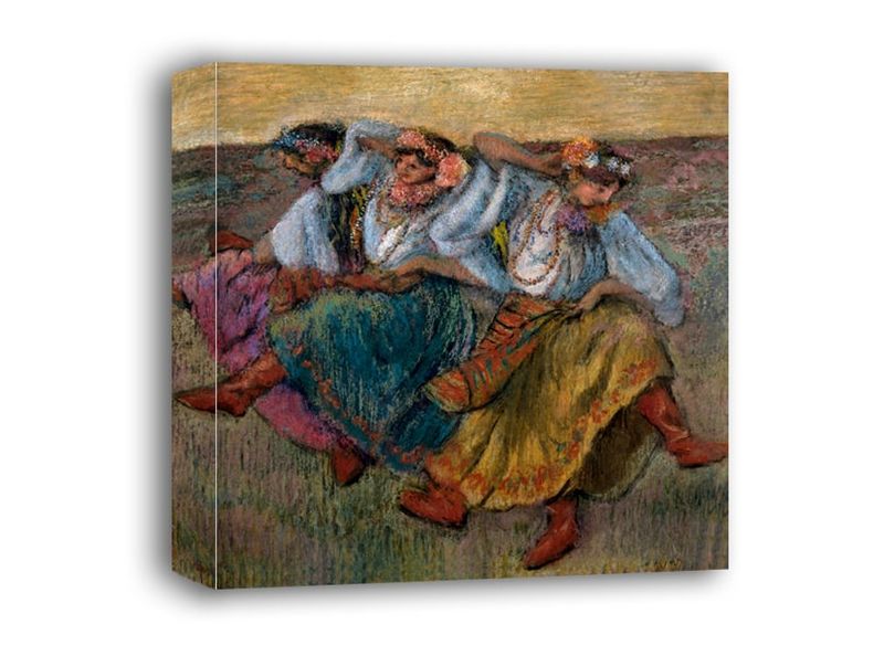 Russian Dancers, Edgar Degas - obraz na płótnie 60x60 cm zdjęcie 1