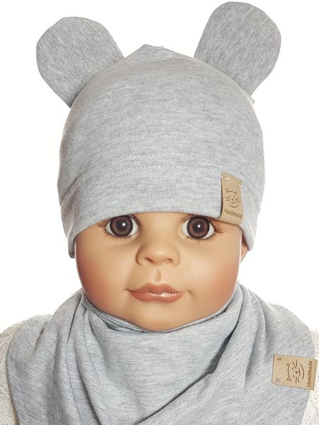 KOMPLET CHŁOPIECY CZAPKA MIKI + CHUSTKA CZAPECZKA CHUSTECZKA 3-12 MC 4WZORY zdjęcie 9