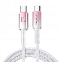2 x Kabel USB-C Joyroom S-A42 60W 1.2m Szybkie Ładowanie Biały