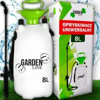 OPRYSKIWACZ CIŚNIENIOWY 8L OGRODOWY RĘCZNY REGULOWANY DŁUGA LANCA+WĄŻ 180CM