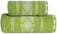 Ręcznik Azteka 70x130 zielony aztecki Greno