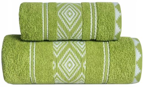 Ręcznik Azteka 70x130 zielony aztecki Greno na Arena.pl