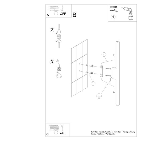 Kinkiet PASTELO 2 biały zdjęcie 6