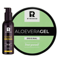 Byrokko Aloe Vera Żel Chłodzący + Shine Brown Oil