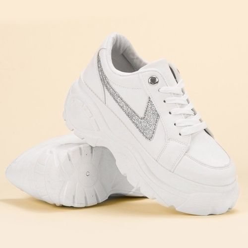 Białe Sneakersy Na Platformie r.41 na Arena.pl