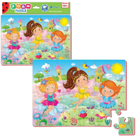 Piankowe Puzzle A4 Magiczne Wróżki Układanka Edukacyjna Roter Kafer