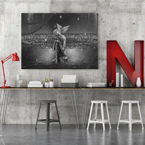 Obraz na płótnie - Canvas, Budda z ptakiem 2 60x40 na Arena.pl