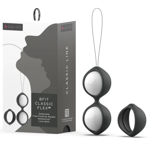 b swish bfit classic flex black - kulki do ćwiczeń mięśni kegla 38g na Arena.pl