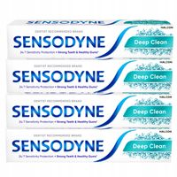 2X SENSODYNE DEEP CLEAN ZESTAW PASTA DO MYCIA ZĘBÓW NADWRAŻLIWYCH 4X 75ML