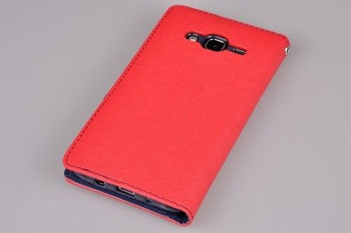 Etui portfel Fancy Case do SAMSUNG GALAXY J5 j500 (j5 2015) czerwony na Arena.pl