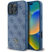 Etui Guess HC PU 4G Small 4G and Classic do iPhone 16 Pro Max MagSafe niebi