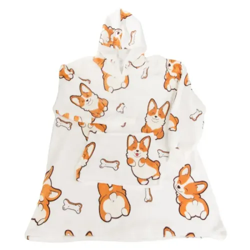 Ciepła bluza koala koc oversize XXL gruby futrzak miękka z kapturem na Arena.pl