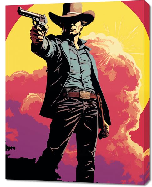 Obraz 70x90cm Strzelec z Epoki zdjęcie 1