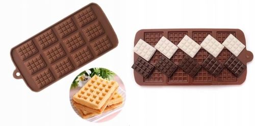 FOREMKA FORMA SILIKONOWA DO TABLICZEK MIKROCZEKOLADEK DOMOWA CZEKOLADA na Arena.pl