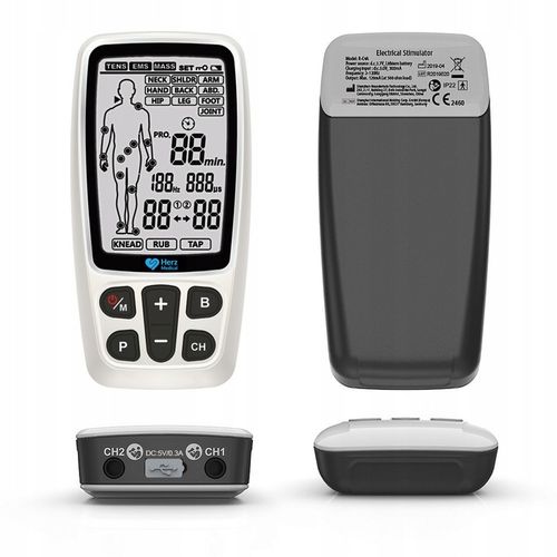 Elektrostymulator Mięśni i Nerwów TENS EMS 60 prog na Arena.pl