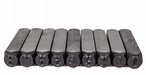 ZNACZNIKI NUMERATORY 36 NUMERATOR LITERY CYFRY 8mm na Arena.pl