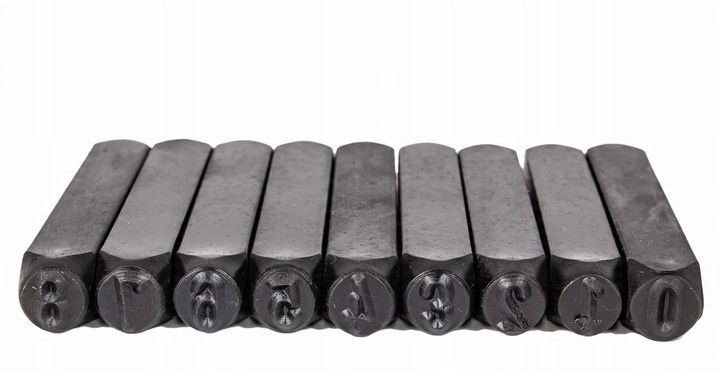 ZNACZNIKI NUMERATORY 36 NUMERATOR LITERY CYFRY 8mm zdjęcie 5