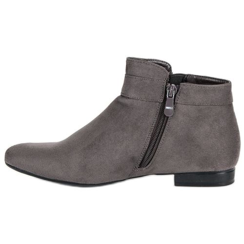 Szare botki płaskie r.38 na Arena.pl