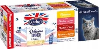 Butcher's Delicious Dinners Jumbo Pack 40x100g na Arena.pl