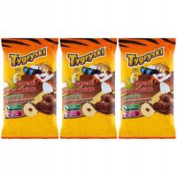 Tygryski Pałeczki kukurydziane z nadzieniem czekoladowym 60 g x 3 sztuk