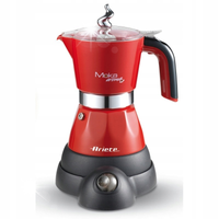 Ekspres Ariete Mokina Vintage Czerwony kawiarka 1358