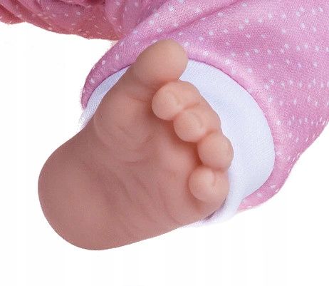 Duża lalka bobas, smoczek i butelka z mlekiem, Berenguer 15345, 51cm na Arena.pl