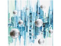 50X50CM MIASTO ZE SNU OBRAZ