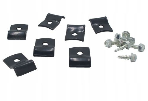 PRZLOTKA BLASZKOWA UCHWYT DO PANELI SPINKA Z WKRĘTAMI OCYNK ANTRACYT na Arena.pl