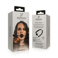 bedroom fantasies - breathable silicone ball gag black