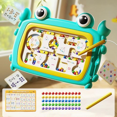 WOOPIE Tablica Magnetyczna Montessori Labirynt Krab Turkusowa na Arena.pl