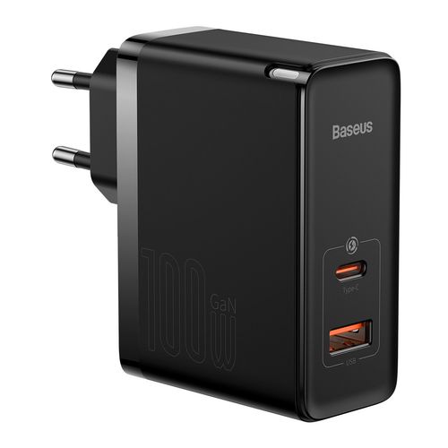 Szybka uniwersalna ładowarka sieciowa GaN5 Pro USB-C / USB 100W - czarny na Arena.pl