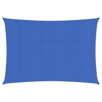 Żagiel przeciwsłoneczny, 160 g/m², niebieski, 2,5x4 m, HDPE