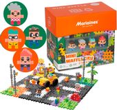 MARIOINEX Mini Wafle City Ulica 4 figurki, 280 el