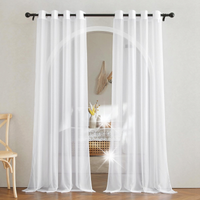 Sheer Voile 45gsm, zasłony siatkowe Półprzezroczysty wygląd Przewiewny wygl