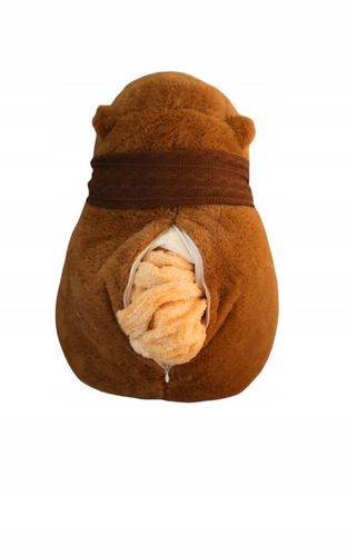 MASKOTKA PODUSZKA KAPIBARA Z SZALIKIEM DUŻY PLUSZAK Z KOCYKIEM 3w1 na Arena.pl