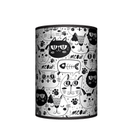 Abażur Tuba - Koty (czarne)