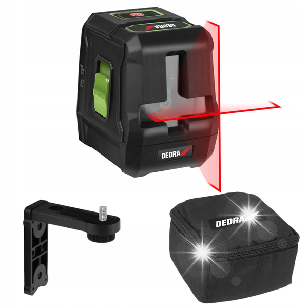 Laser krzyżowy czerwony Dedra zdjęcie 1