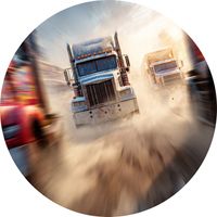 Opłatek na tort  Tir Truck Mercedes Man Mack Ciągnik Siodłowy Ciężarówka