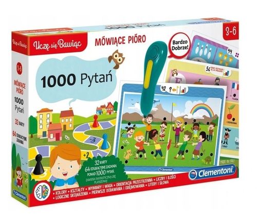MÓWIĄCE PIÓRO 1000 PYTAŃ GRA EDUKACYJNA CLEMENTONI na Arena.pl