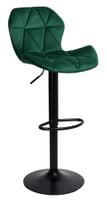 Hoker barowy Gordon Black ciemnozielony Velvet