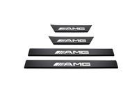 Listwa progowa MERCEDES C W204 AMG Stal nierdzewna 304 carbon 4szt